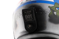 Spitfire Bomb Rider Open Face Helmet with SunShield - Brushed Alloy Finish Product View
