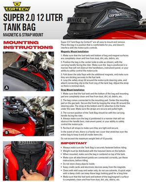 Cortech Super 2.0 12L Tank Bag