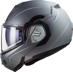 Helmet Advant Special Modular Motorcycle Helmet with SunShield - Matte Silver