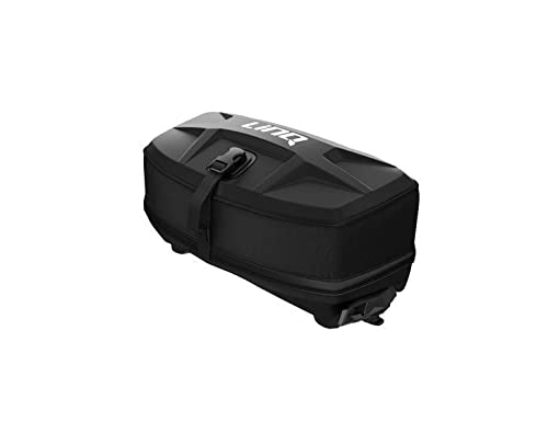 Ski-Doo OEM LinQ Sport Tunnel Bag mounted on snowmobile