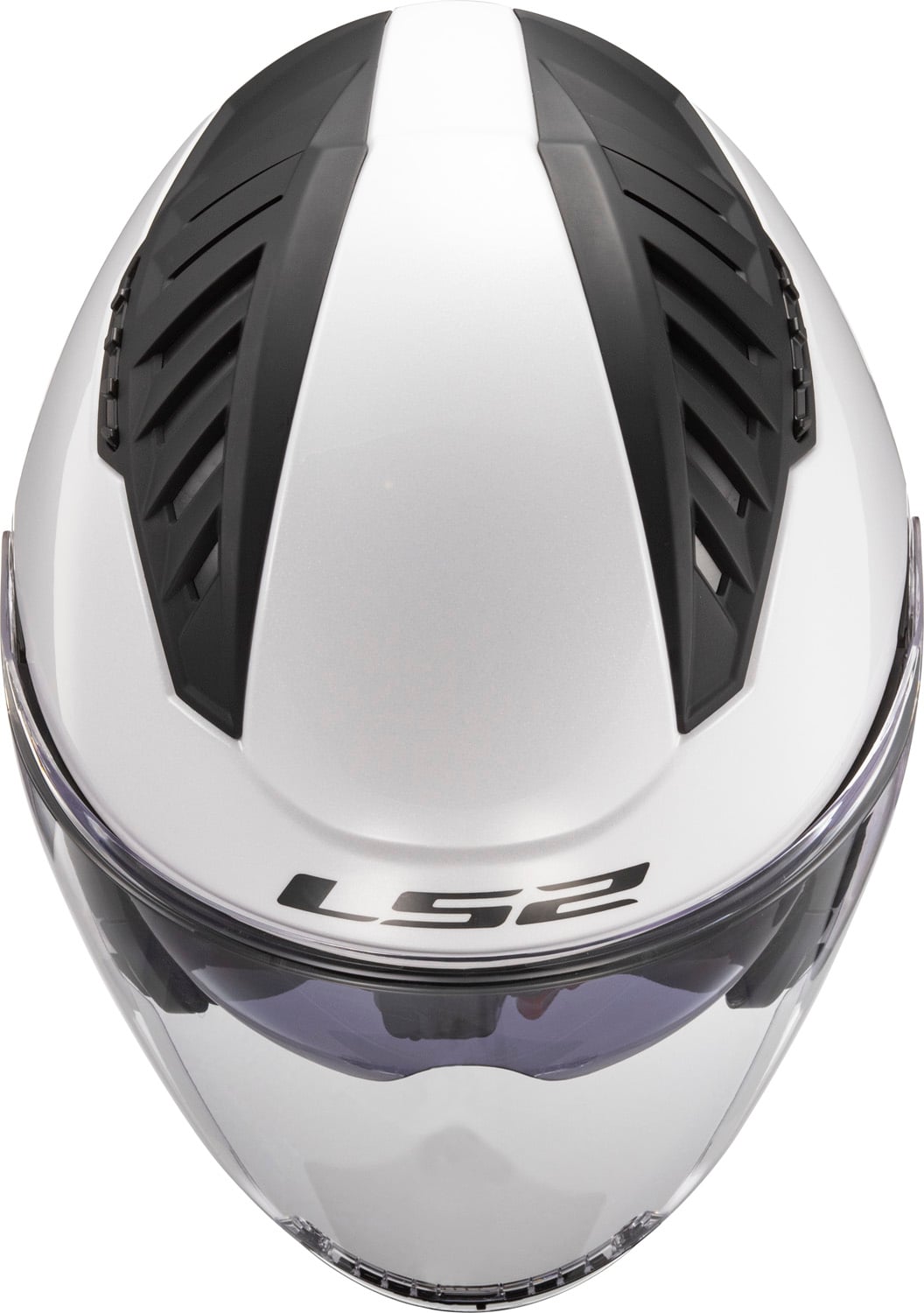 Copter Solid Open Face Motorcycle Helmet with SunShield - Gloss White Product View