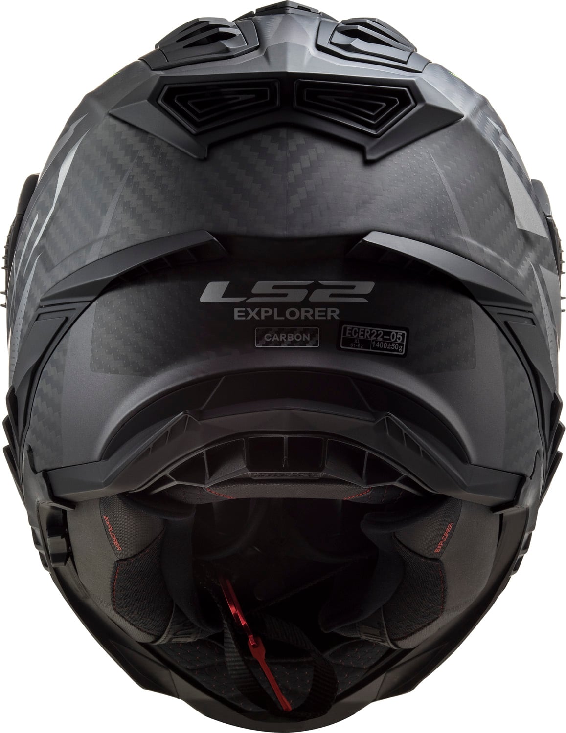 Helmet Explorer C Focus Adventure Motorcycle Helmet with SunShield - Matte Titanium Hi-Viz Yellow Product View