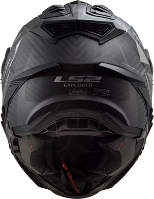 Helmet Explorer C Focus Adventure Motorcycle Helmet with SunShield - Matte Titanium Hi-Viz Yellow