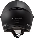 Track Solid Open Face Helmet with SunShield - Matte Black Product View