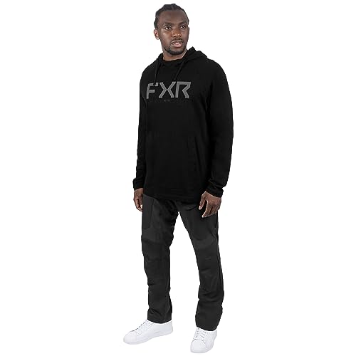 FXR Mens Trainer Premium Lite Pullover Hoodie Drawcord Cotton Casual