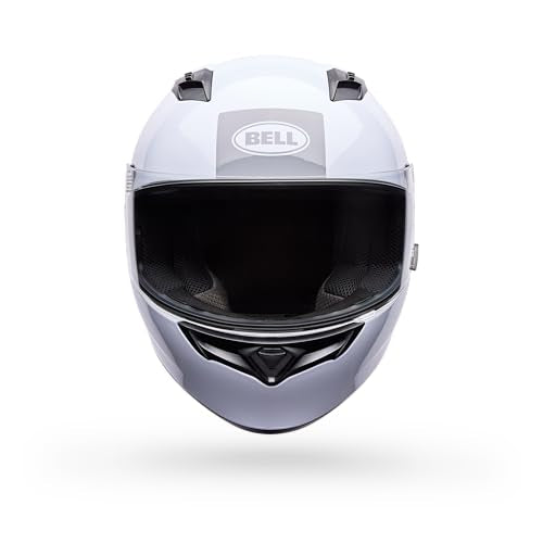 Rear and top shell design of the Bell Qualifier White Clip street bike helmet