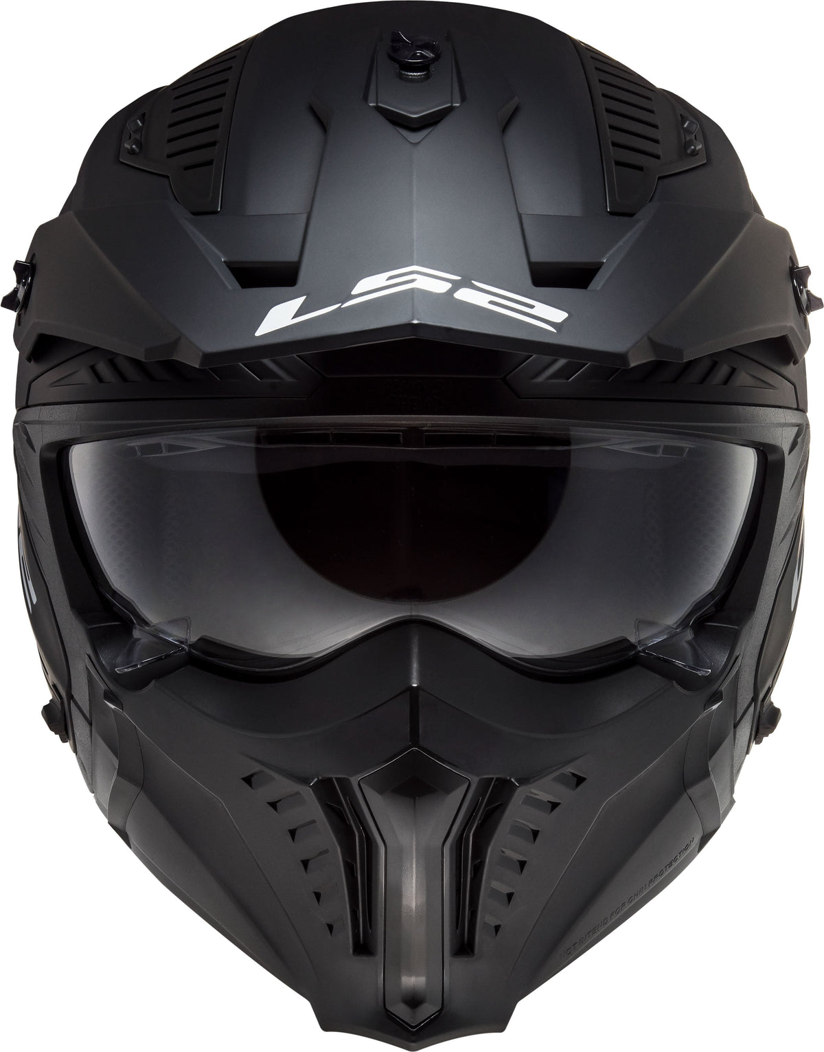 Drifter Solid Open Face Helmet with SunShield - Matte Black Product View