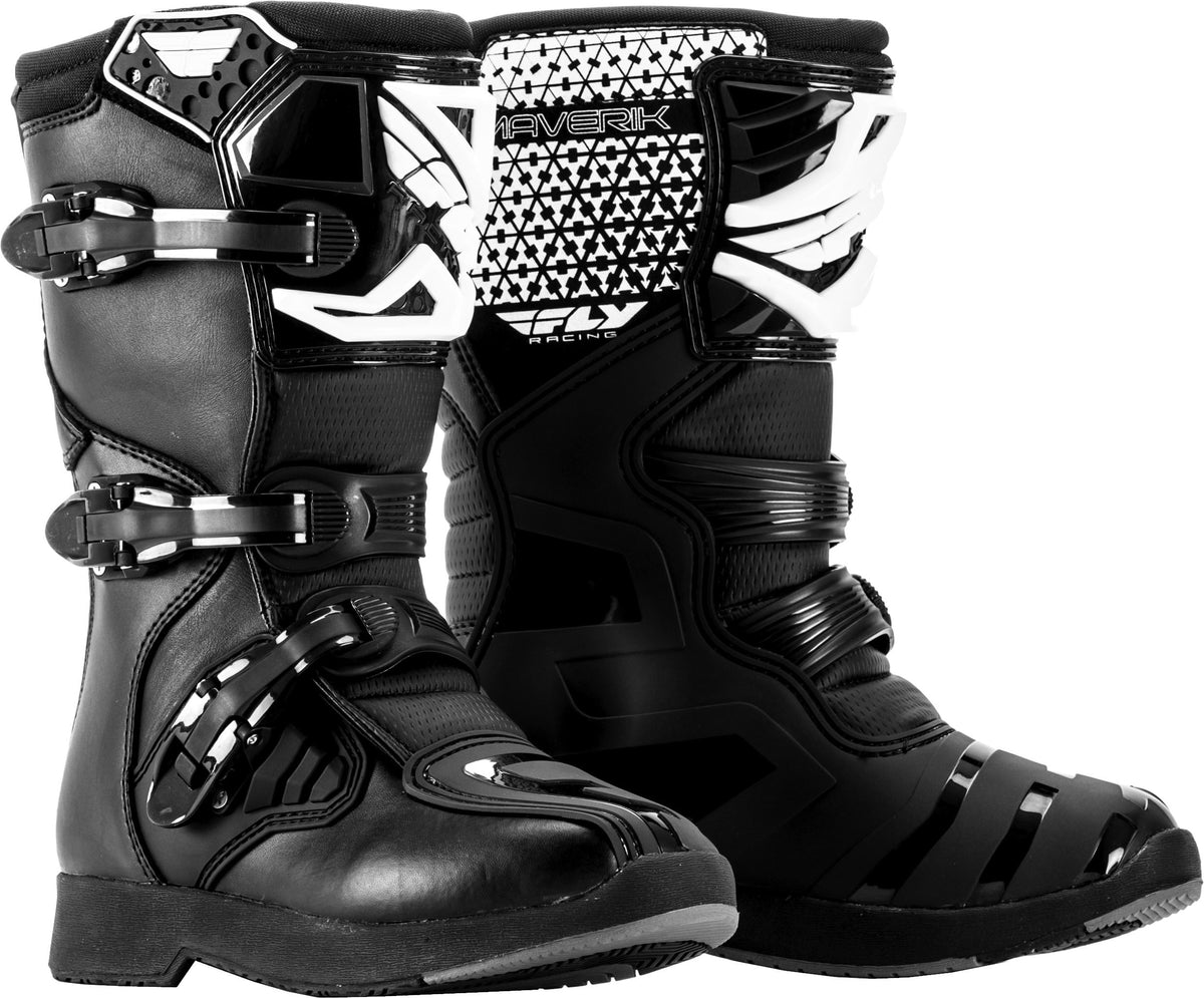 FLY RACING Youth Maverik MX Boots - Premium Protection for Young Riders