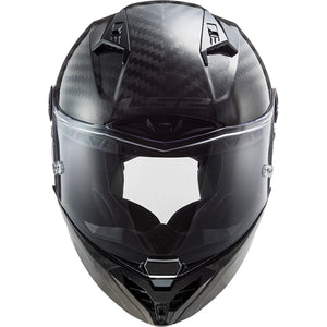 Thunder C Solid Full Face Motorcycle Helmet - Matte Carbon