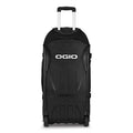 Large motorcycle gear bag with padded helmet chamber