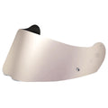 LS2 Strobe II Pinlock Ready Outer Shield – Silver Iridium (04-620)