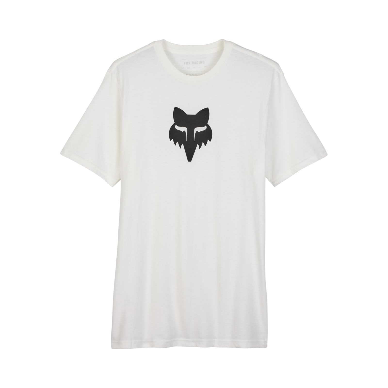 Fox Racing Men’s Fox Head Short Sleeve Tee in Optic White with classic Fox logo.