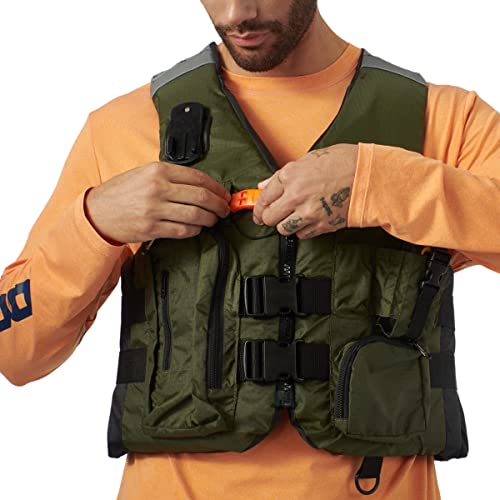 Sea-Doo Adult Green Life Jacket – Comfortable and durable PFD for watercraft