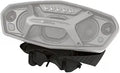 Black molded mounting support positioned beneath a transparent illustration of the Spark audio system, showing how the speaker assembly attaches to the base.