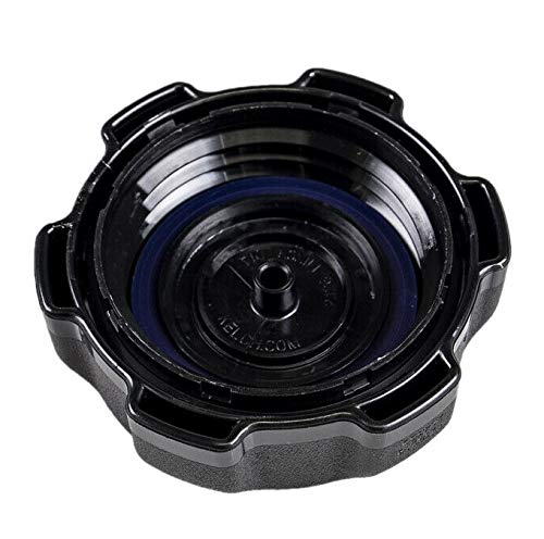 Black Can-Am replacement fuel cap showing factory-fit design and durable construction.