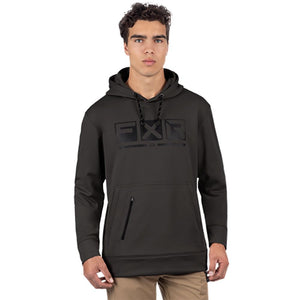 FXR Unisex Podium Tech Pullover Hoodie | Water-Resistant Fleece Riding Hoodie with Zippered Pockets