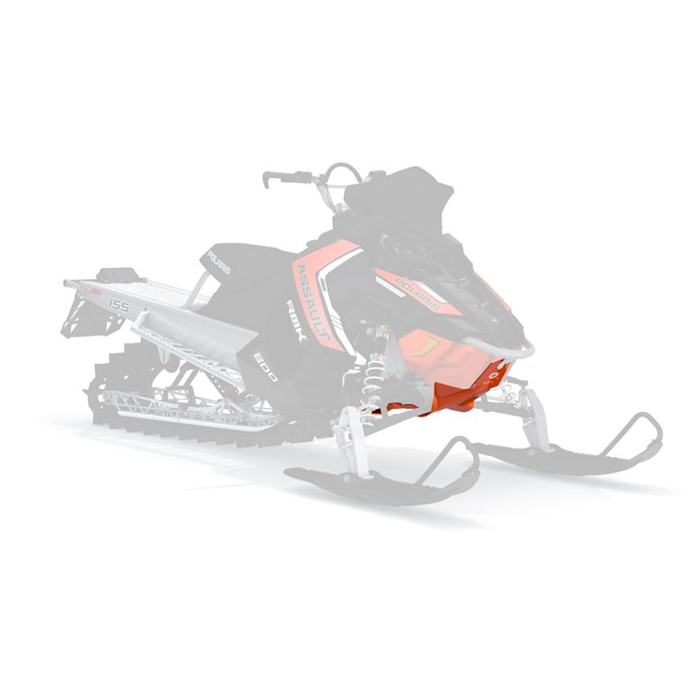 Polaris OEM AXYS Ultimate Skid Plate 2880383-647 — Orange Snowmobile Undersled Protection
