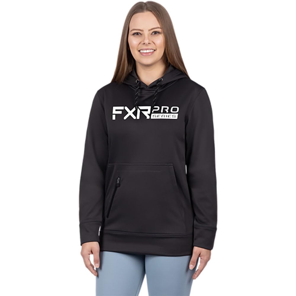FXR Unisex Pro Tech Pullover Hoodie – water-resistant fleece for riding