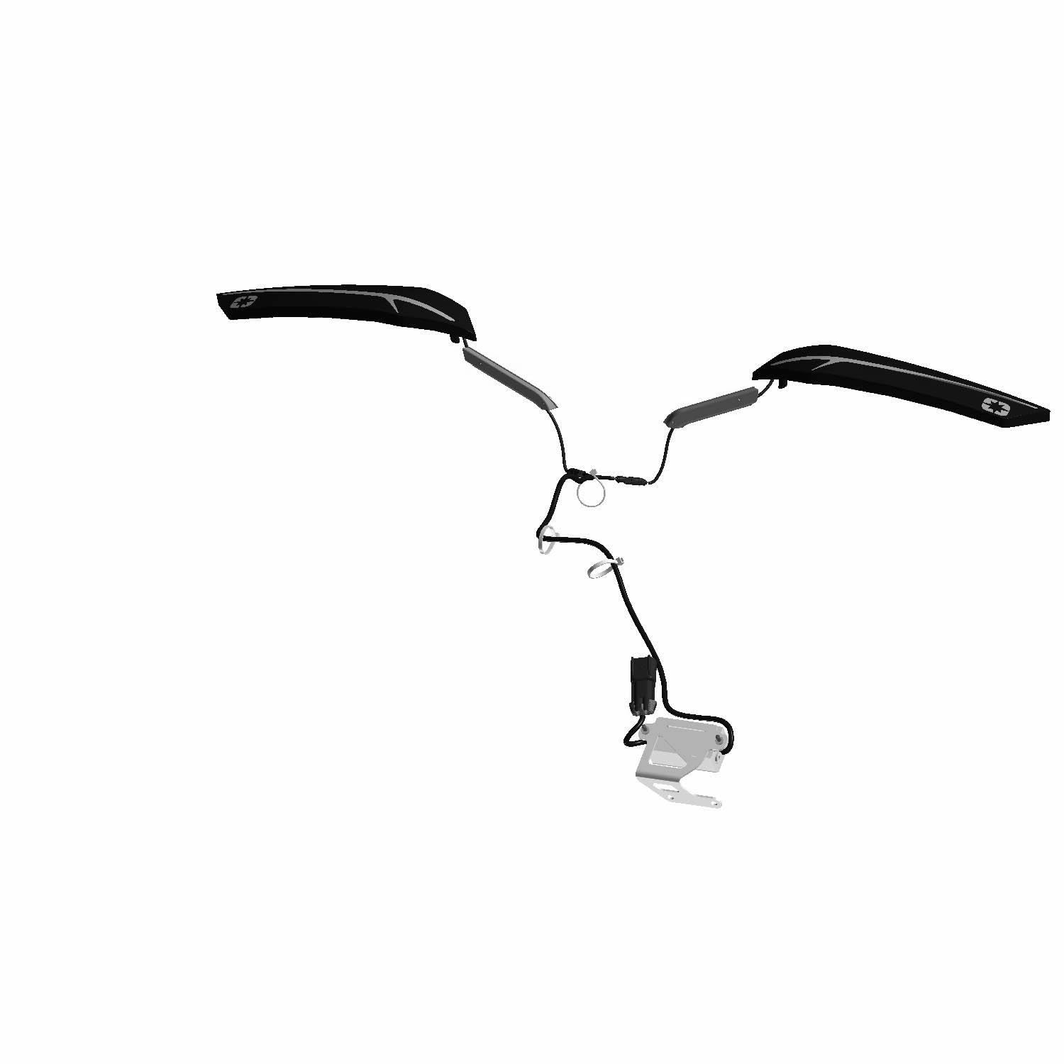 Polaris Snowmobile Defend Handguard Signature Light OEM 2890117