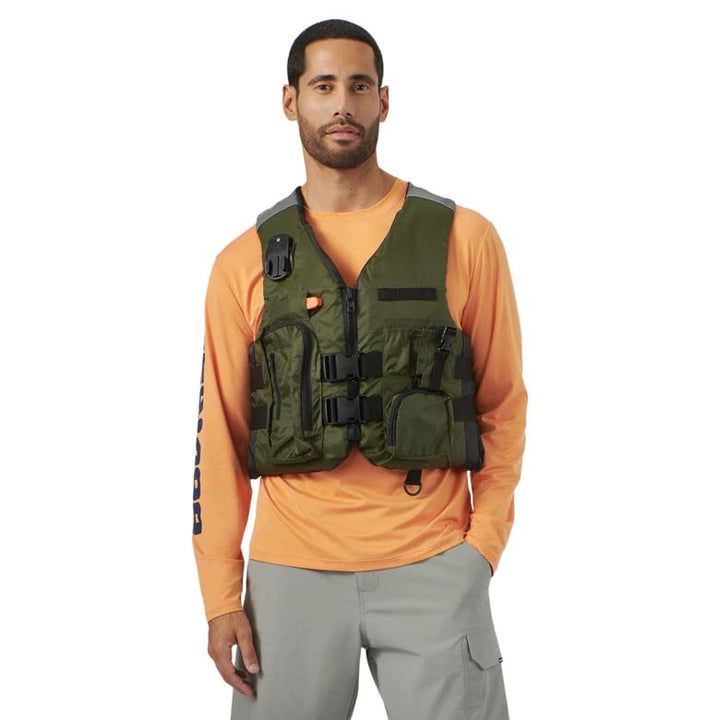 Sea-Doo Unisex Adult Explorer PFD Life Jacket in Green for boating and water sports