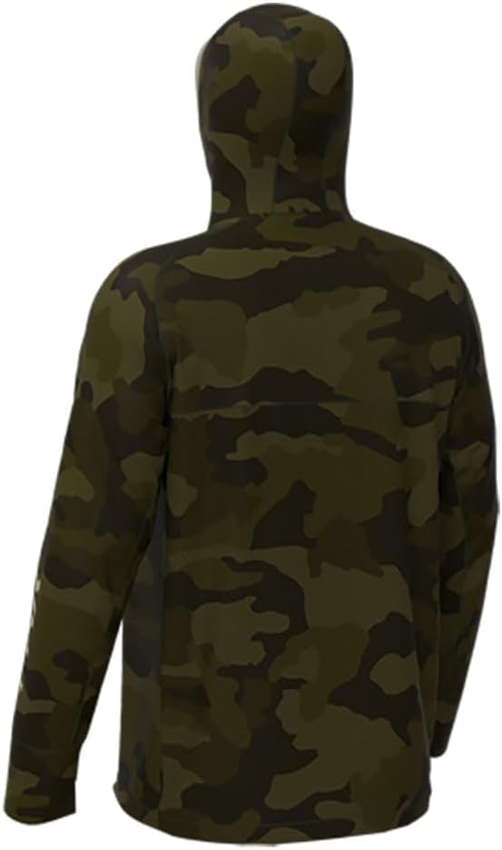 FXR Men&#39;s Pro Air Hoodie Lightweight Vented UV Protection Army Camo/Stone