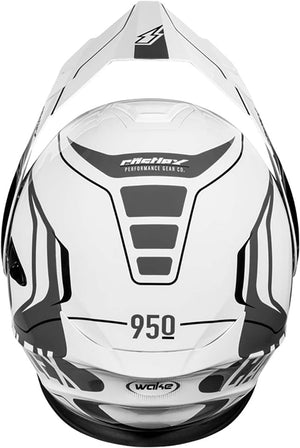 Castle X CX950 V2 Wake Modular Snow Helmet (Gloss White/Charcoal - X-Large)