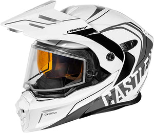 Castle X CX950 V2 Wake Modular Snow Helmet (Gloss White/Charcoal - X-Large)