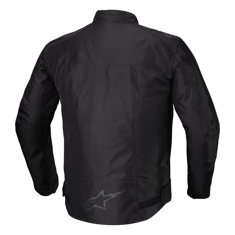 Black Alpinestars sport bike jacket with thermal liner