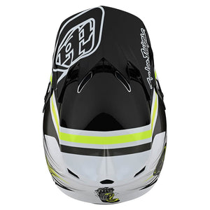 Troy Lee Designs SE4 Polyacrylite Motocross & Dirt Bike Helmet – Black/Yellow – 109328002