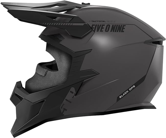 **OPEN BOX** 509 Tactical 2.0 Snowmobile Helmet with Fidlock, Matte Black Ops-2X-Large