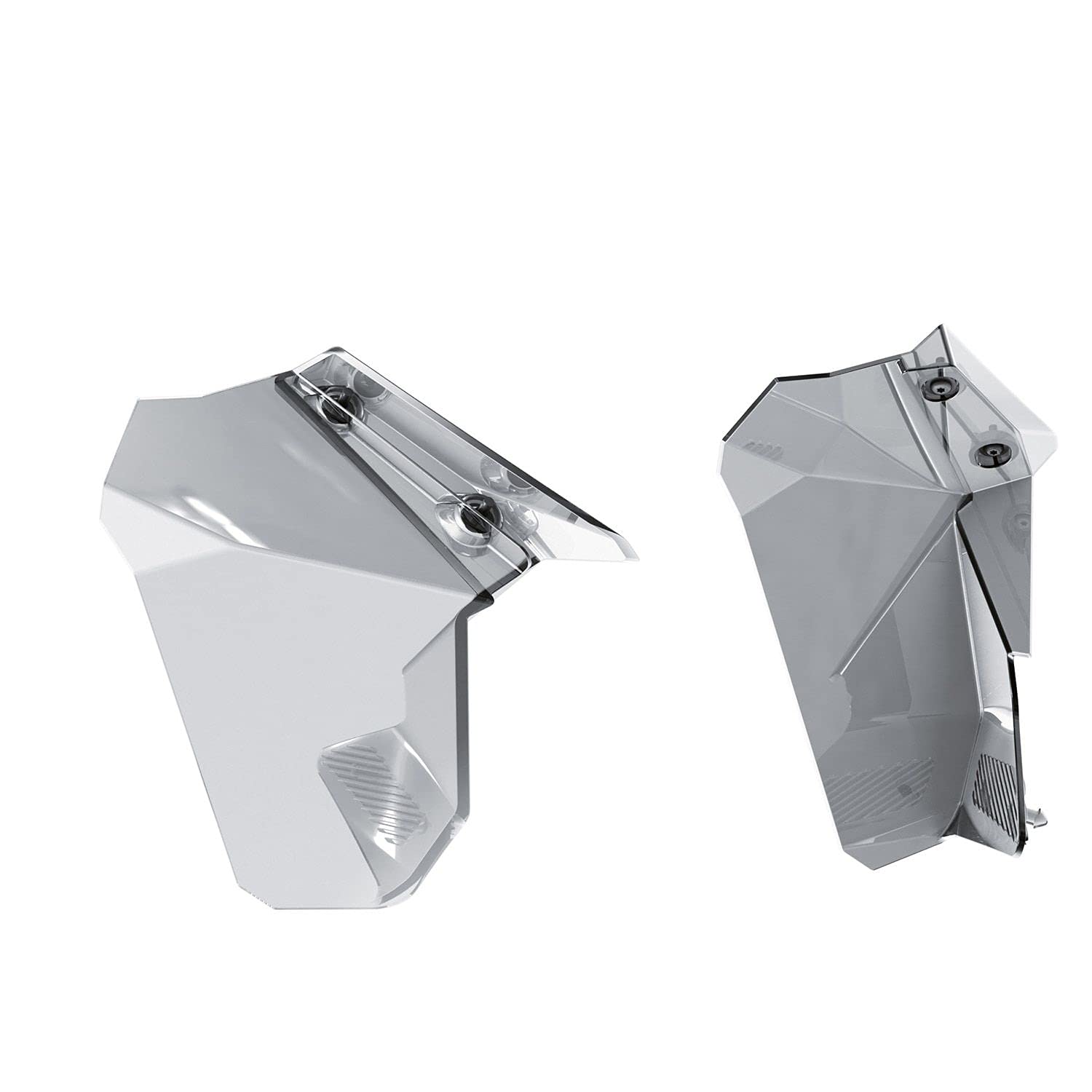 Ski-Doo OEM smoke windshield side deflector kit for REV-XM and REV-XS