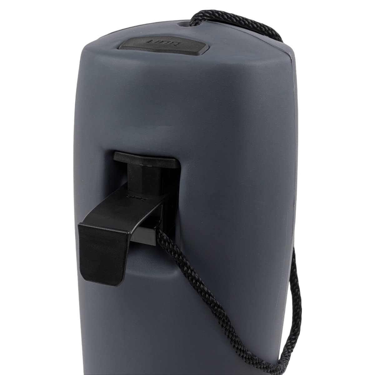 Sea-Doo Switch pontoon with LinQ Lite fenders attached for dock protection