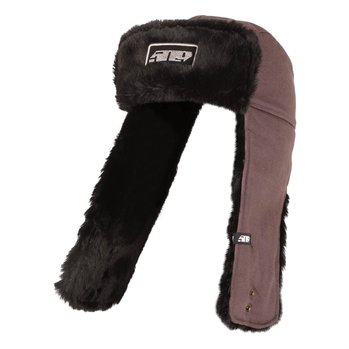 509 Trapper Hat – Winter Snowmobile Cold-Weather Hat (Charcoal)