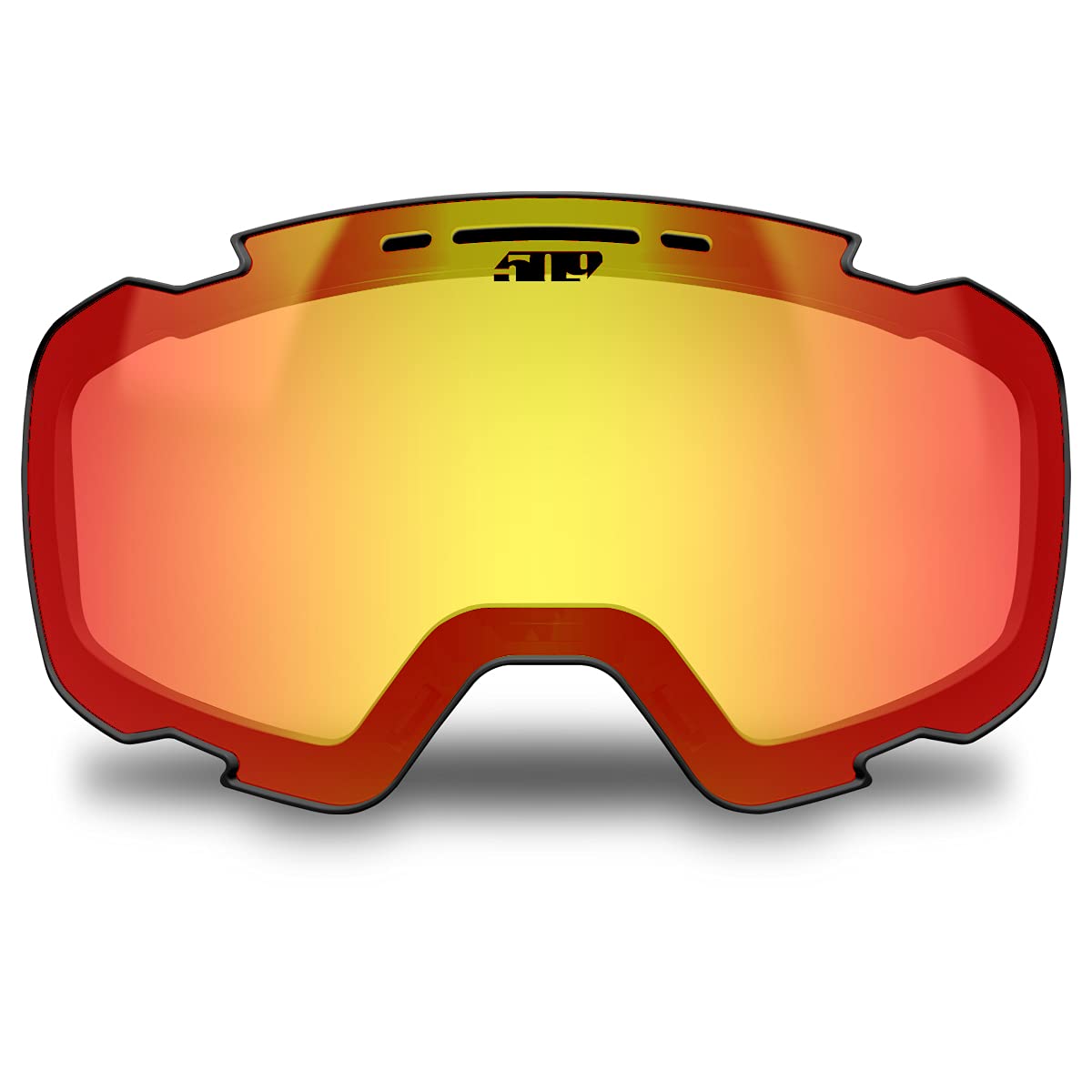 509 Aviator 2.0 Snow Lens – Fire Mirror Clear Tint | Replacement Toric Snowmobile Goggle Lens
