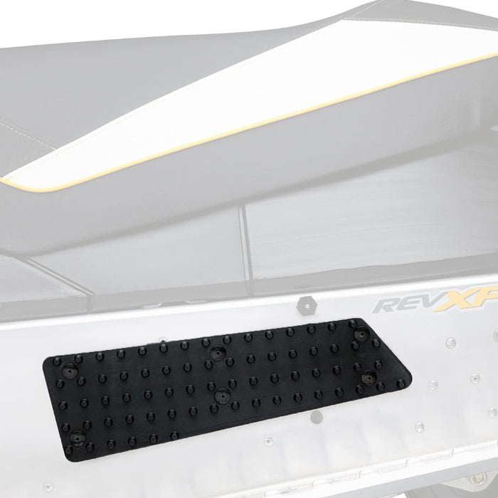 REV-XP and REV-XR snowmobile tunnel grip plates installed