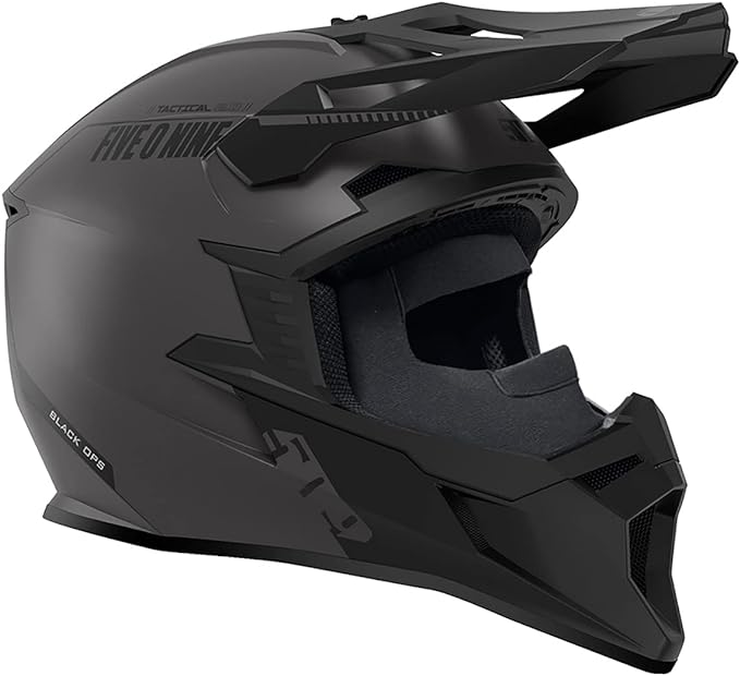 **OPEN BOX** 509 Tactical 2.0 Snowmobile Helmet with Fidlock, Matte Black Ops-Medium