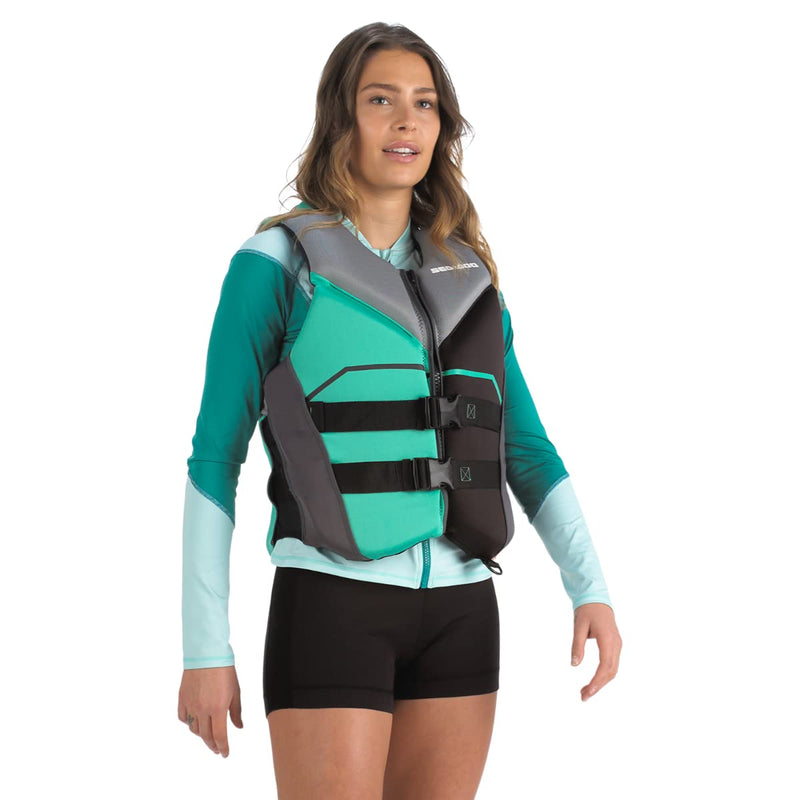 Sea-Doo Freedom Adult Unisex PFD/Life Jacket (Ecoprene) – Teal