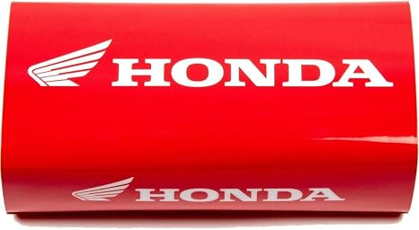 Honda Red Standard Bulge Handlebar Pads with 