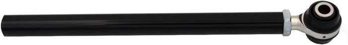 Long black tie rod with a silver adjustment nut and integrated ball-joint end.