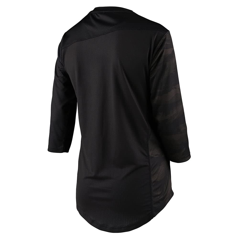 Mesh ventilation back detail on TLD Mischief Jersey