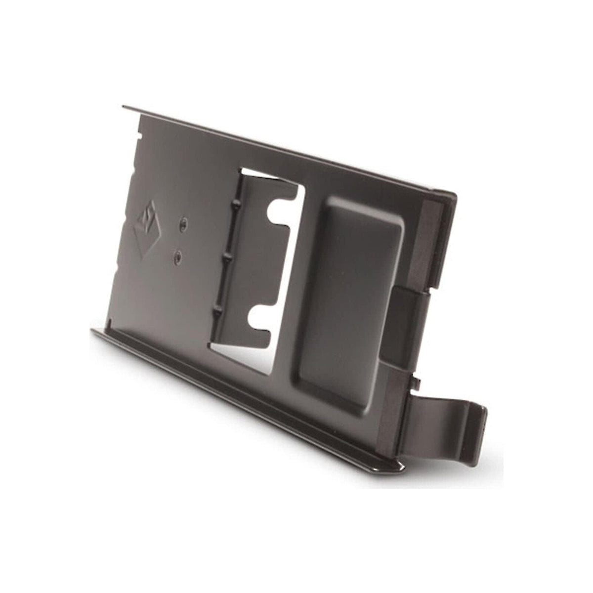 Polaris RANGER audio upgrade kit showing bolt-in Rockford Fosgate amp mount.