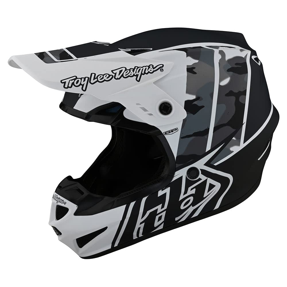 **OPEN BOX** Troy Lee Designs Youth GP Helmet, White Camo-Medium