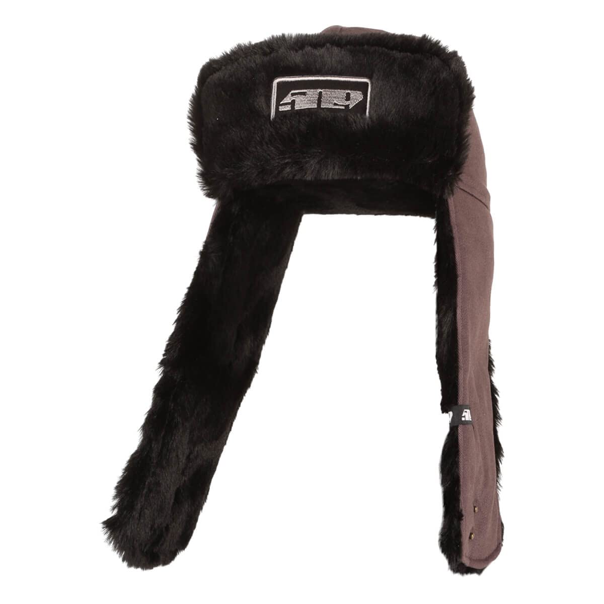 509 Trapper Hat – Winter Snowmobile Cold-Weather Hat (Charcoal)