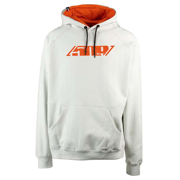 509 Legacy Pullover Hoodie in Overcast Orange Pop shown front-facing.