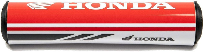 Honda Red Premium Mini 7.5" Handlebar Pads with "Hook and Loop" Fastener Closure