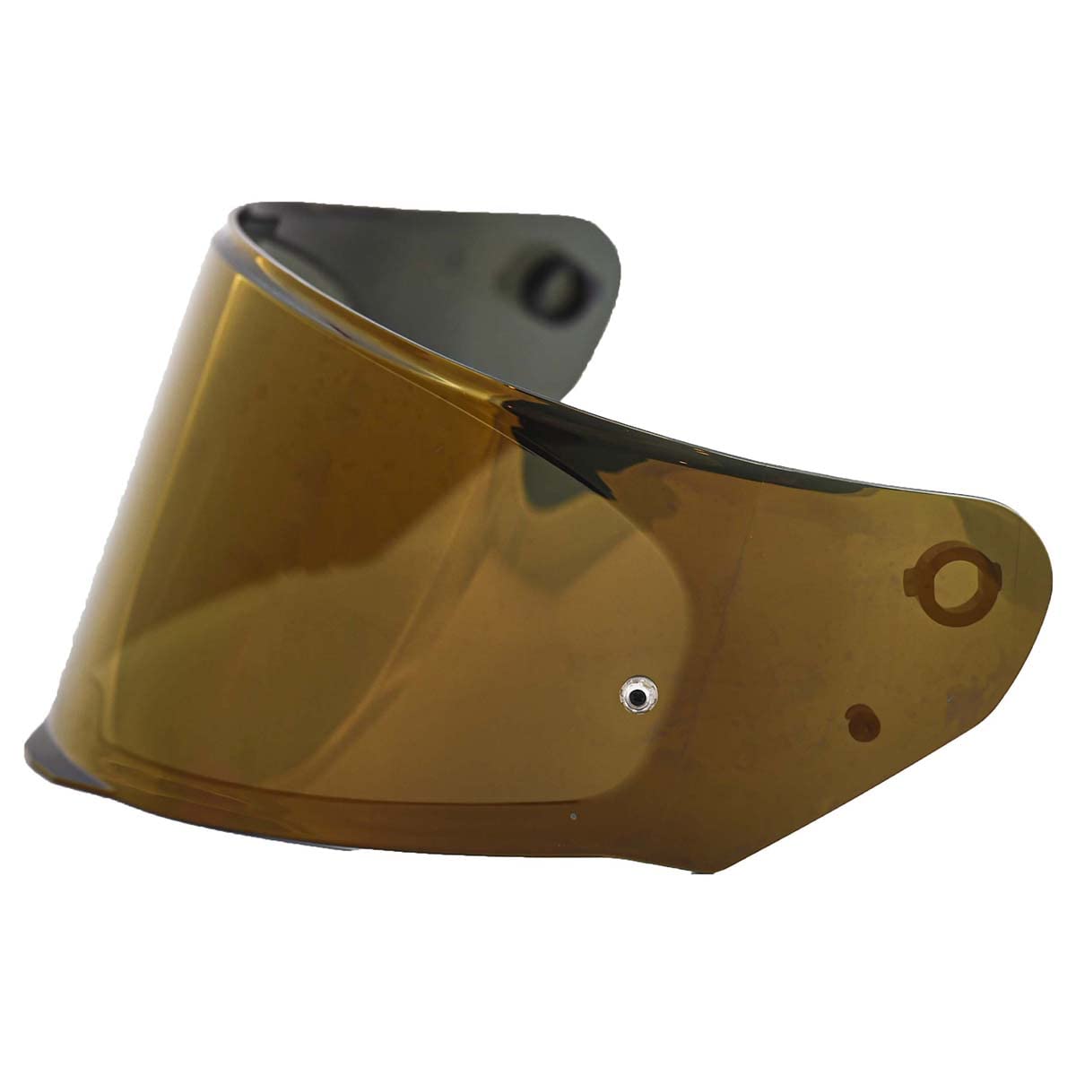 LS2 Black Gold Iridium outer shield for Assault, Rapid, and Stream helmets