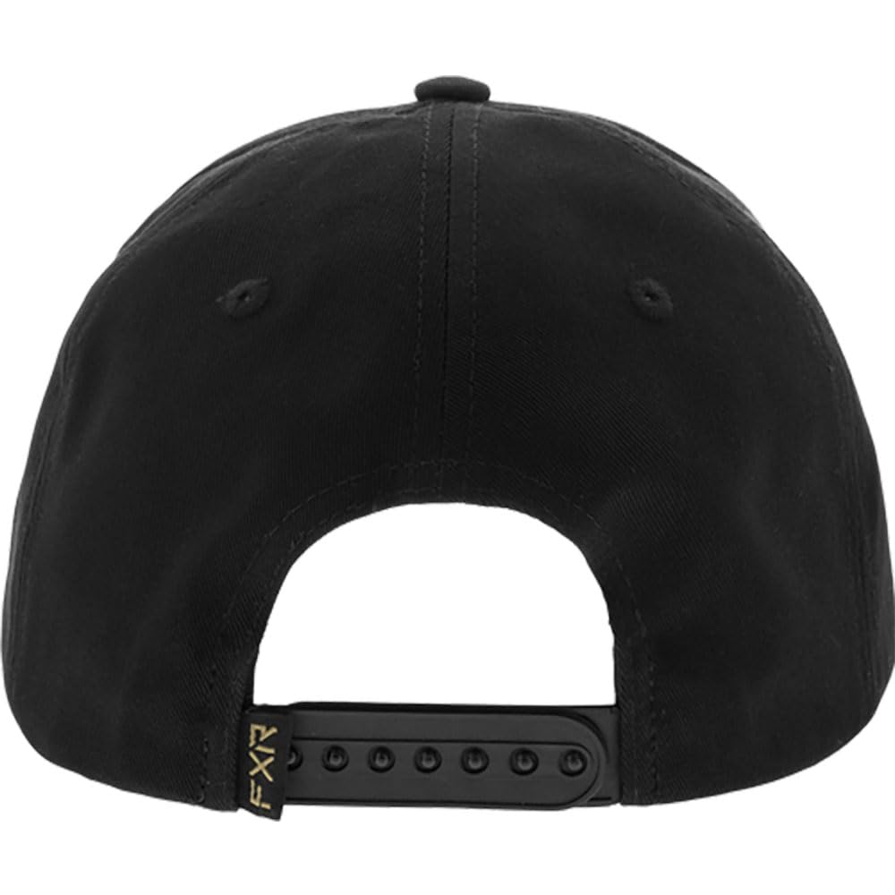 FXR Ride X Hat – Black and Grey snapback cap with embroidered logo