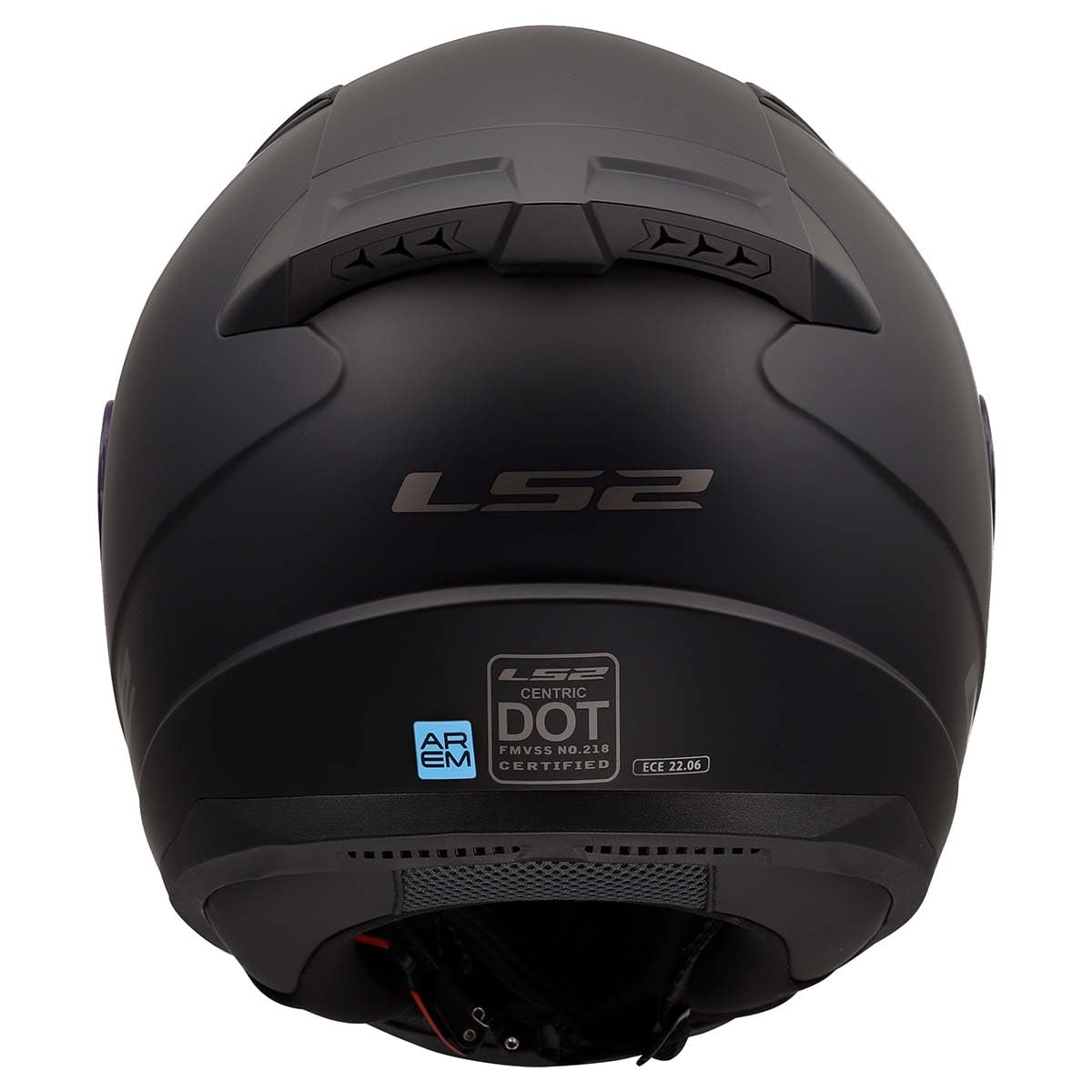 LS2 Centric Shift full face street motorcycle helmet matte black