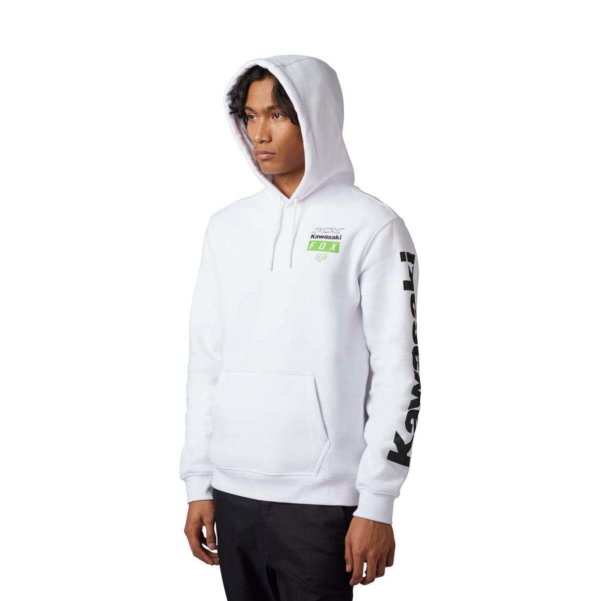 Fox Racing Men&#39;s Standard Fox X Kawi Pullover Fleece Hoodie