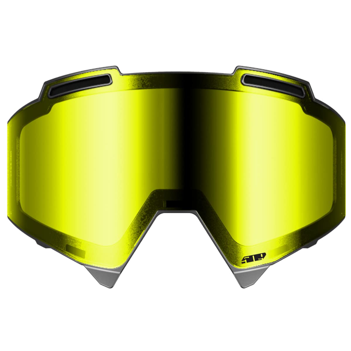 Hi-Vis Mirror Light Yellow HCS replacement lens for the 509 Sinister X7 Ignite S1 snowmobile goggle.
